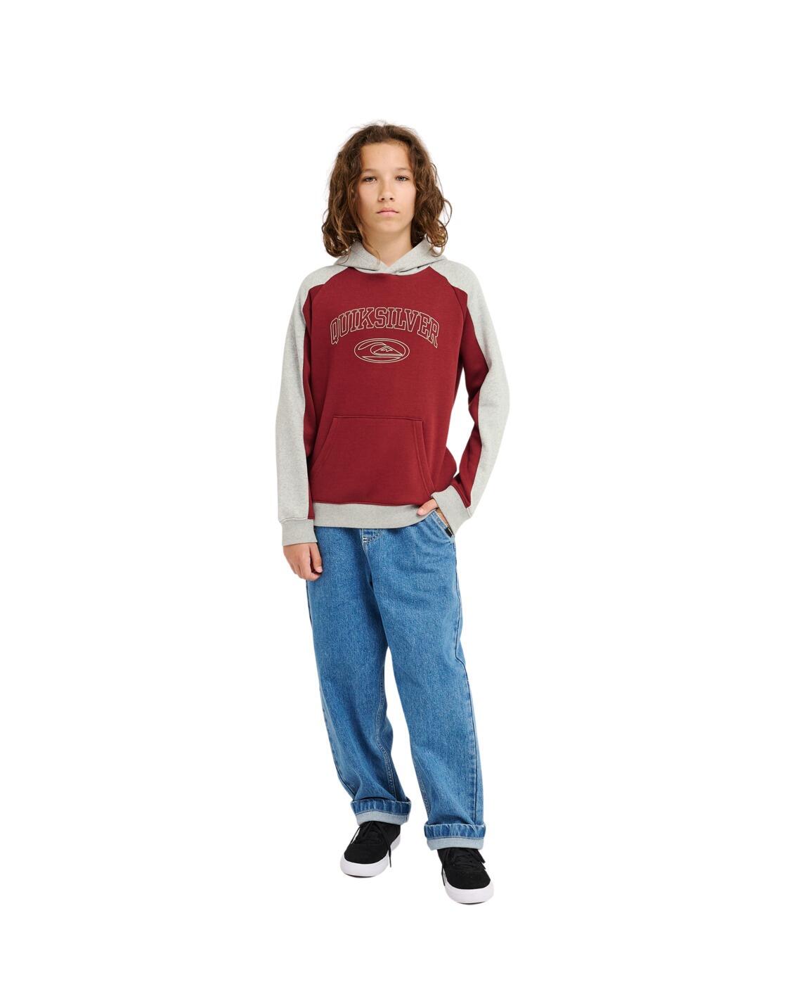 Sudadera con capucha NO TEACHER Rojo Niño 4/4