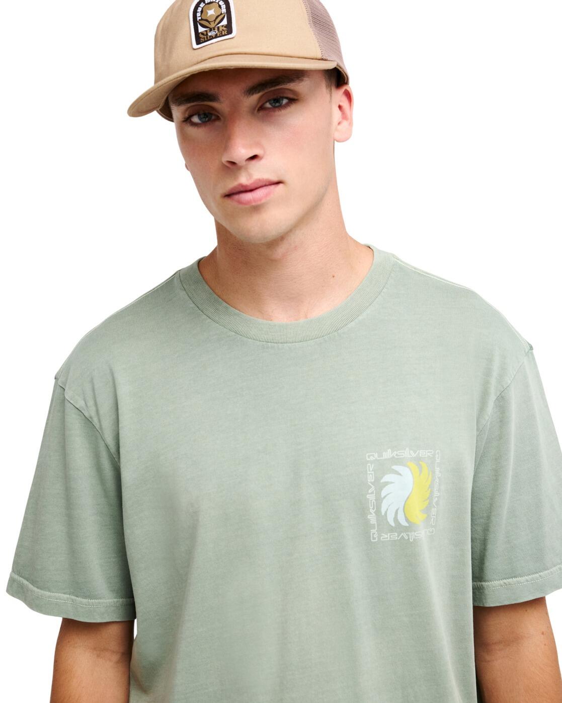 T-shirt met korte mouwen EVO VIBES Grün Heren 4/4