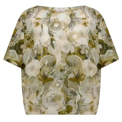 Topje deha allover cotton muslin top vrouwen