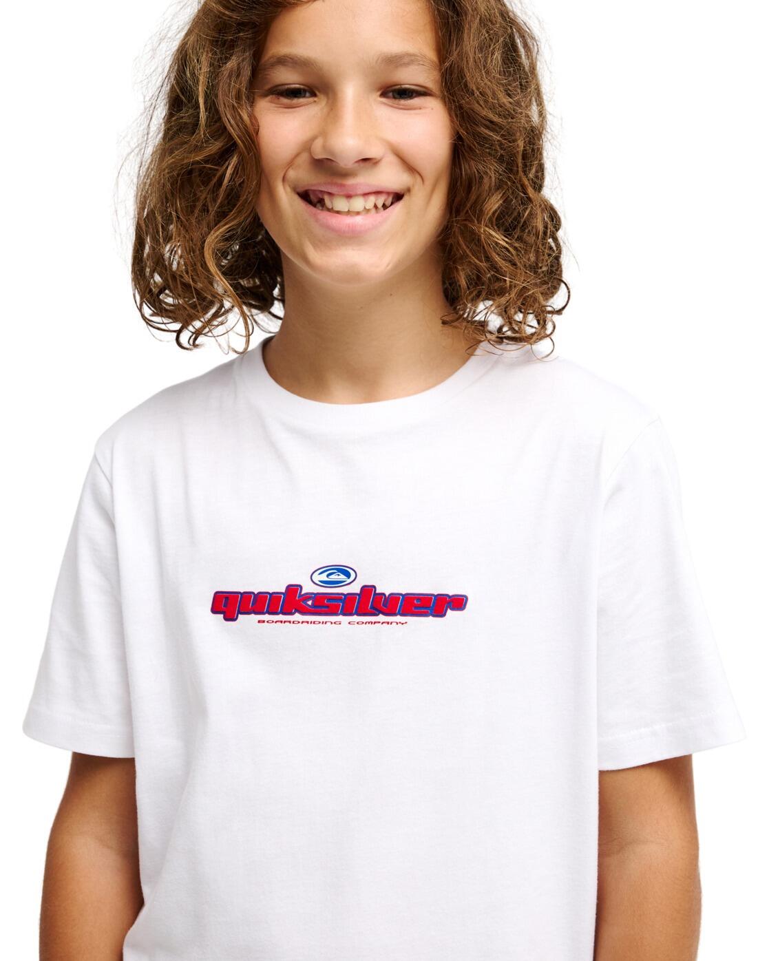 T-shirt met korte mouwen SLACKER Weiss Jongens 8-16 4/4