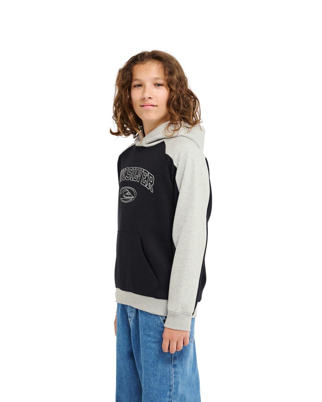 Hoodie NO TEACHER Schwarz Jongens 8-16 3/4