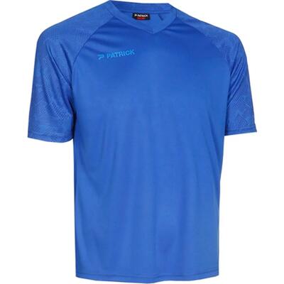 Shirt - voetbal/training - heren - patrick talent - kortemouw, rondhals - royal