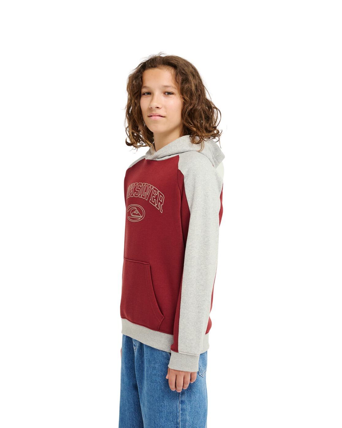 Sudadera con capucha NO TEACHER Rojo Niño 3/4