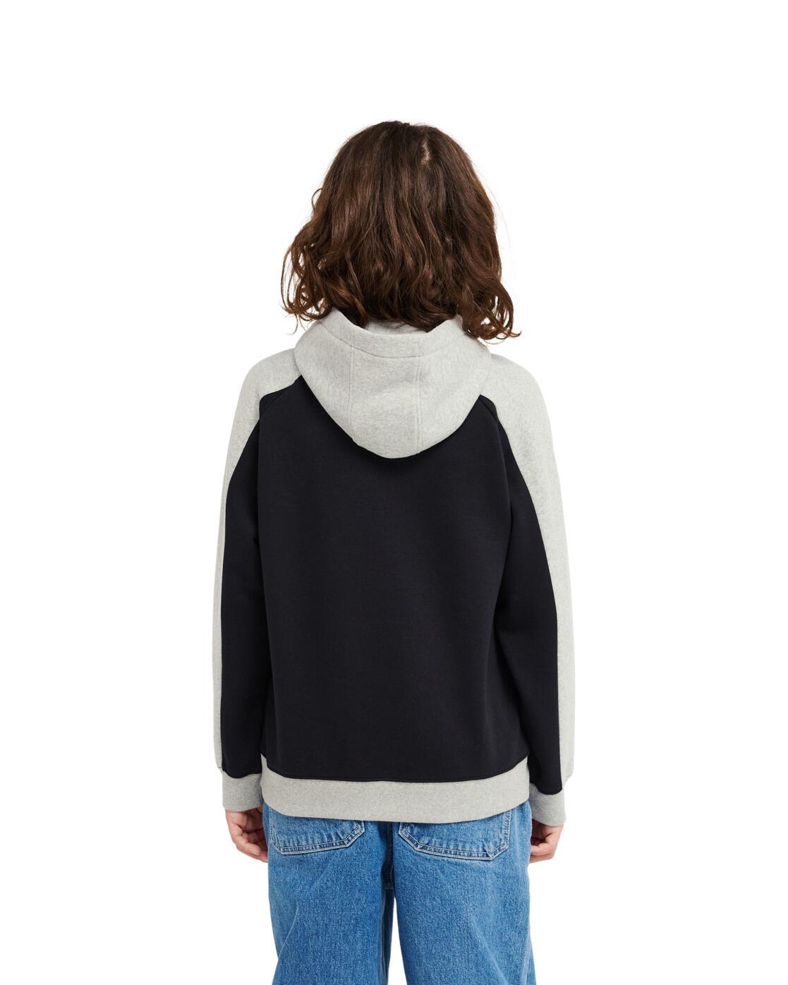 Hoodie NO TEACHER Schwarz Jongens 8-16 2/4