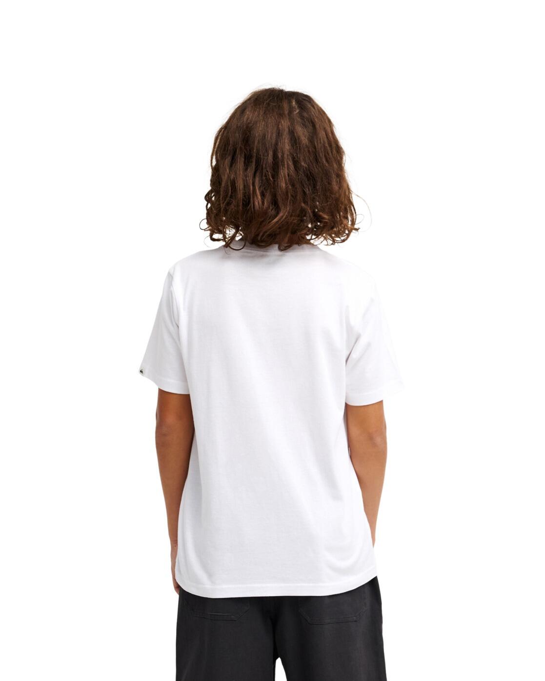 T-shirt met korte mouwen SLACKER Weiss Jongens 8-16 2/4