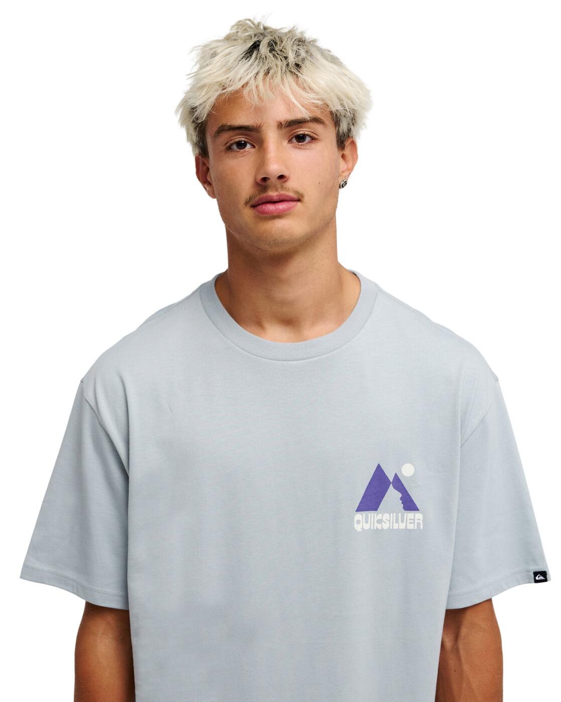 T-shirt met korte mouwen PEAK Grau Heren 4/4
