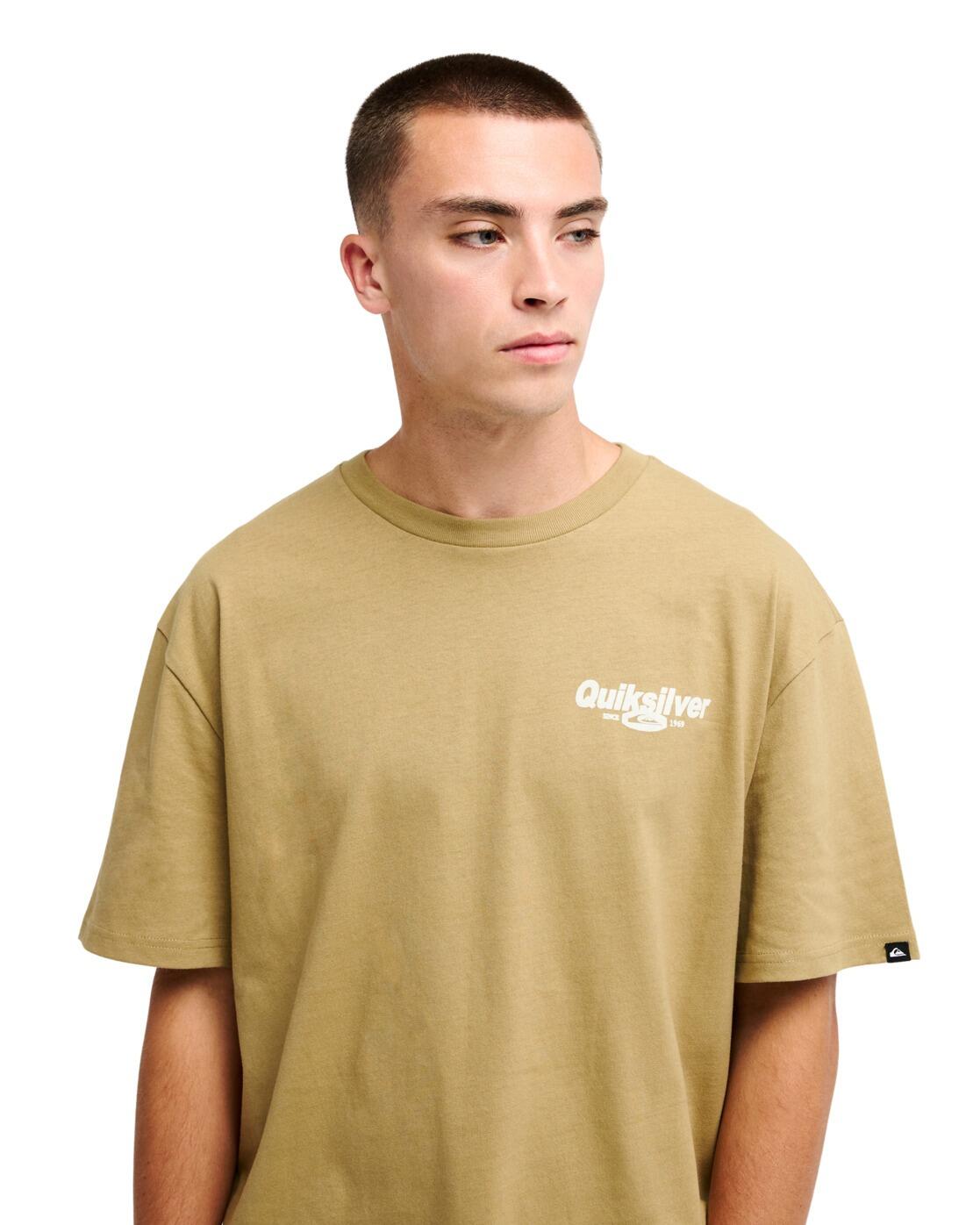 Camiseta de manga corta DEEP HOUSE Beige Hombre 4/4