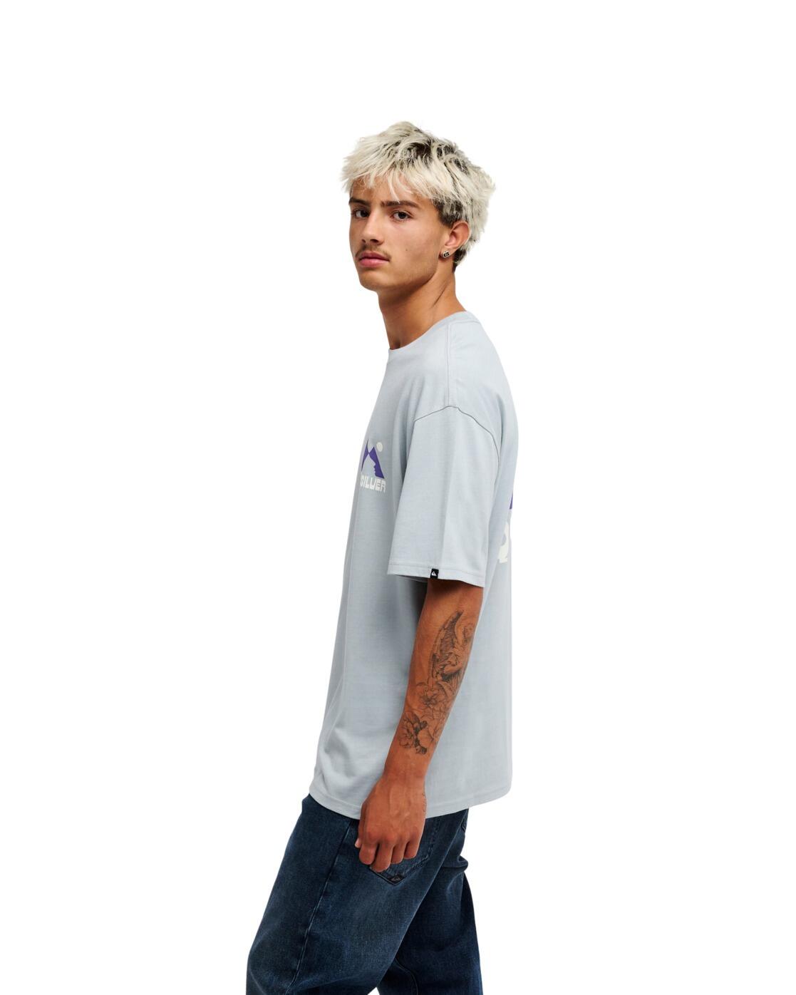 T-shirt met korte mouwen PEAK Grau Heren 3/4