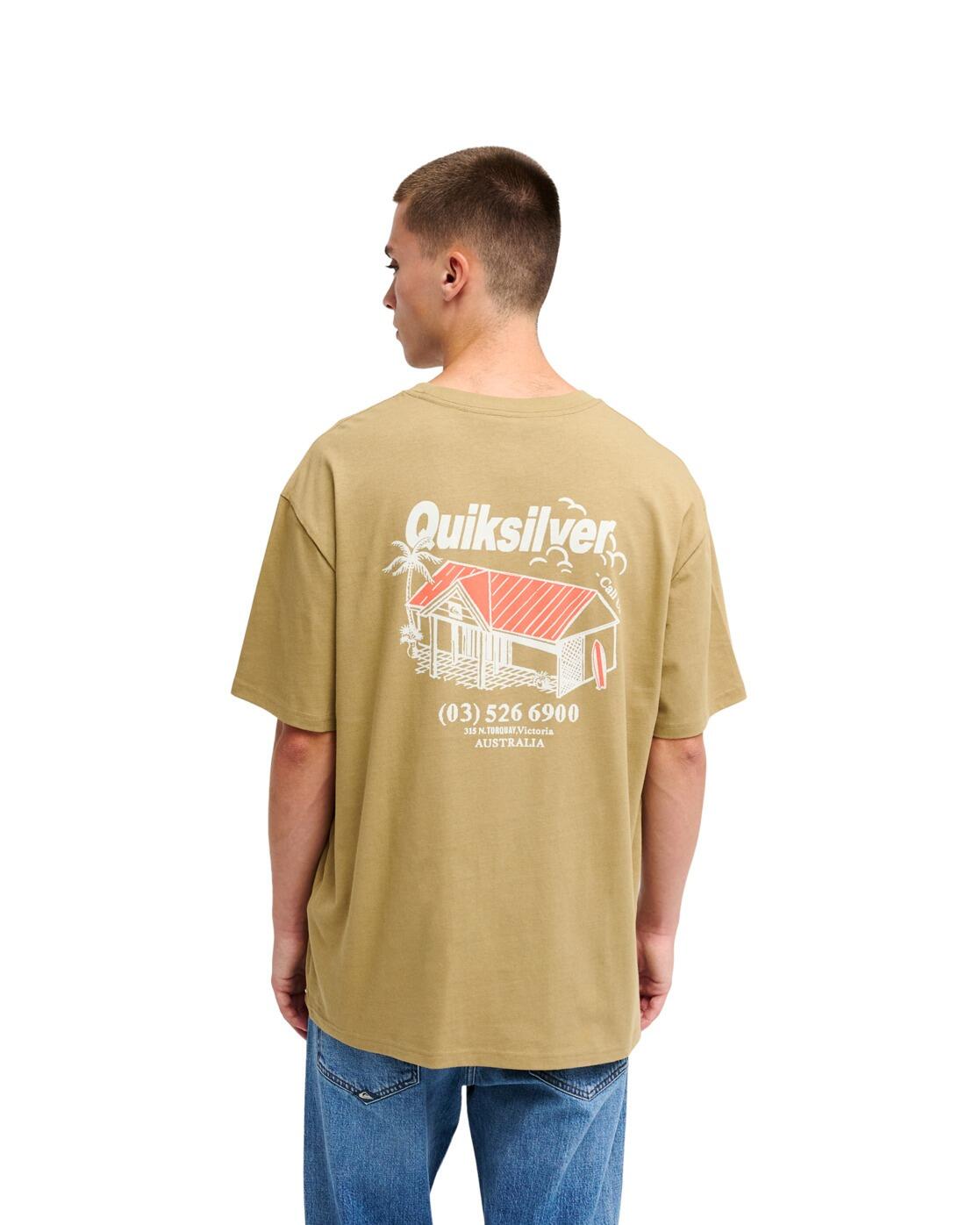 Camiseta de manga corta DEEP HOUSE Beige Hombre 2/4