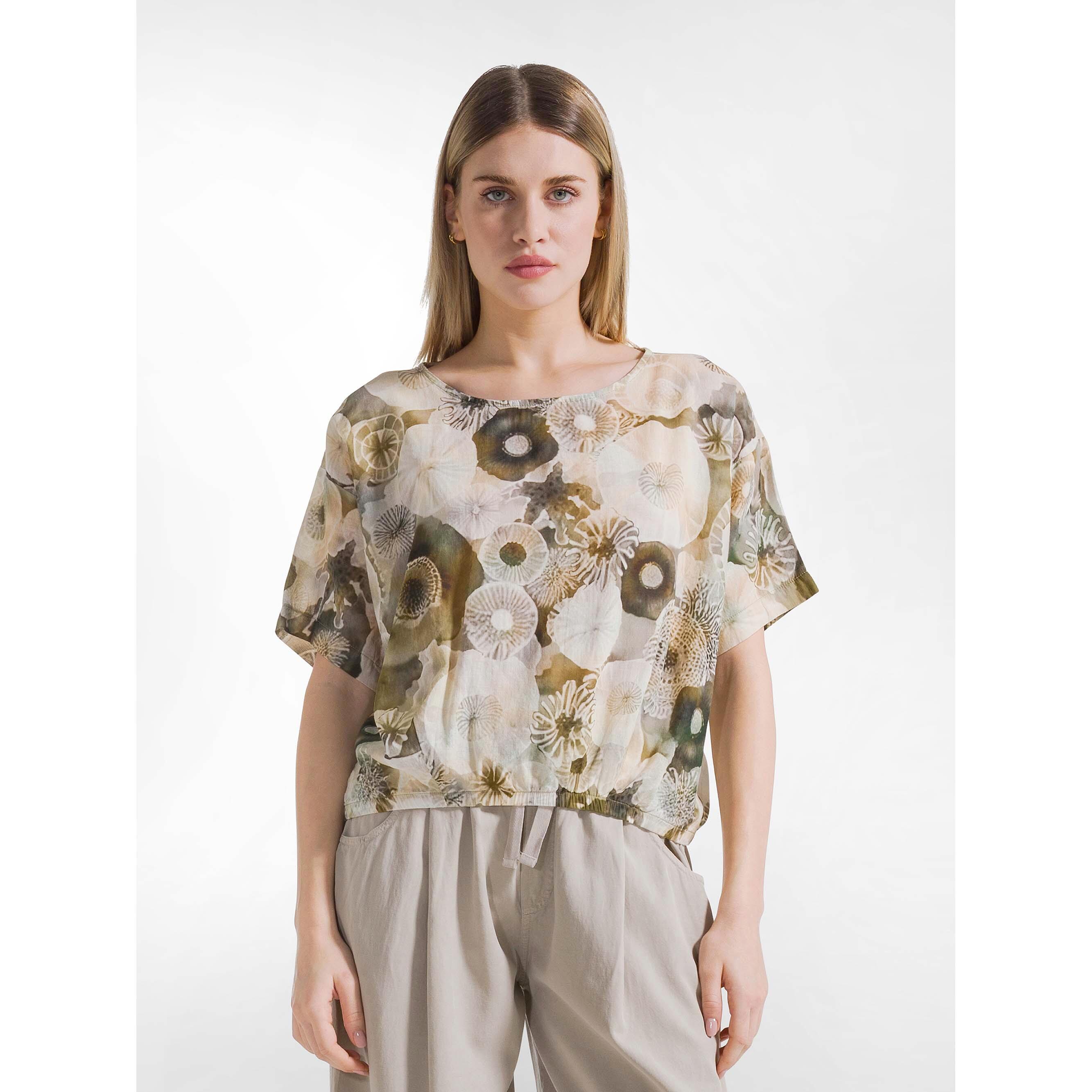 Canotta Deha Allover Cotton Muslin Top Donna 2/5