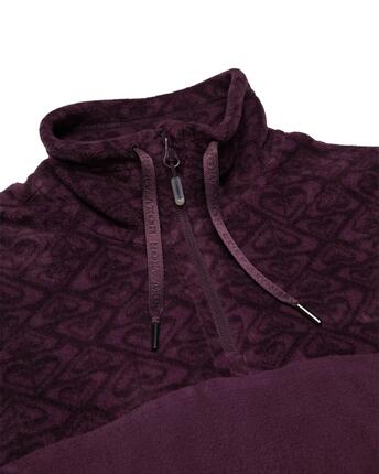 Couche intermédiaire technique SAYNA HALF ZIP Violet Femme