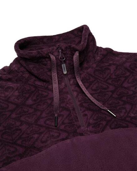 Couche intermédiaire technique SAYNA HALF ZIP Violet Femme