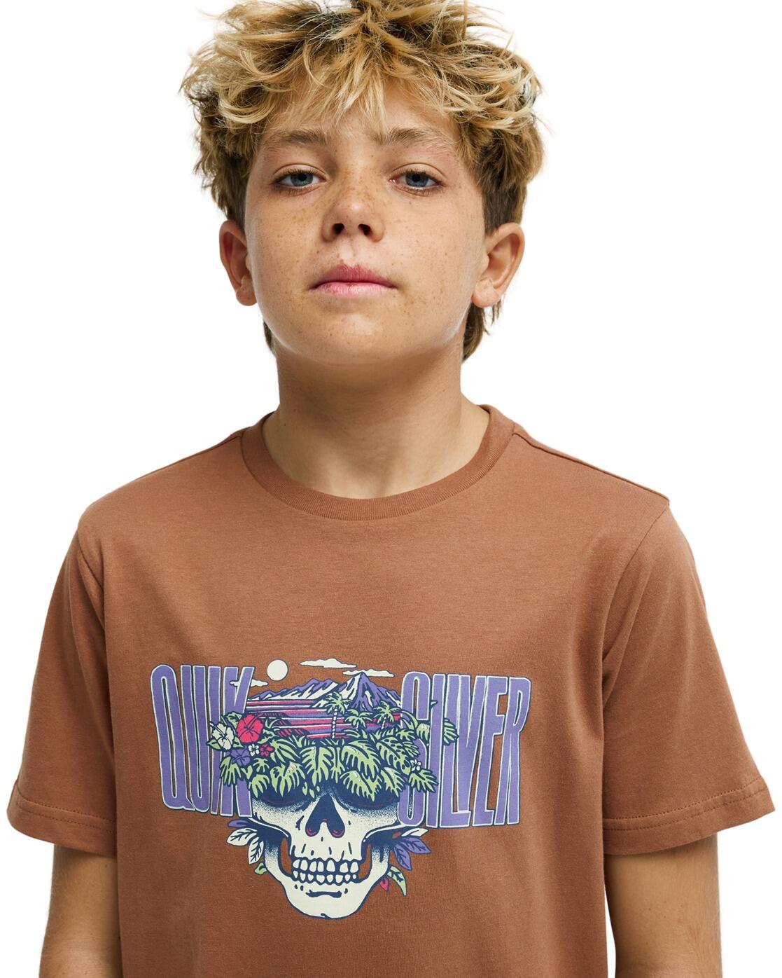 Camiseta de manga corta PARADISE POINT Y Marrón Niño 4/4