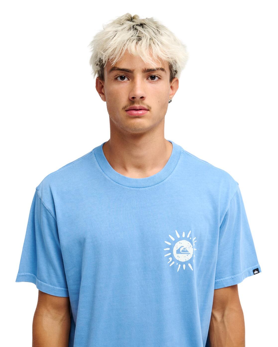 T-shirt met korte mouwen EVO NEON BLUE Blau Heren 4/4