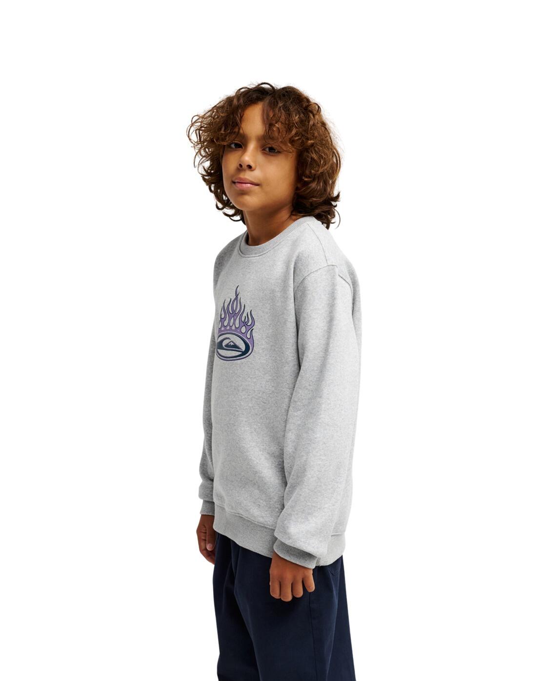 Sweater GRAPHIC Grau Jongens 8-16 3/4
