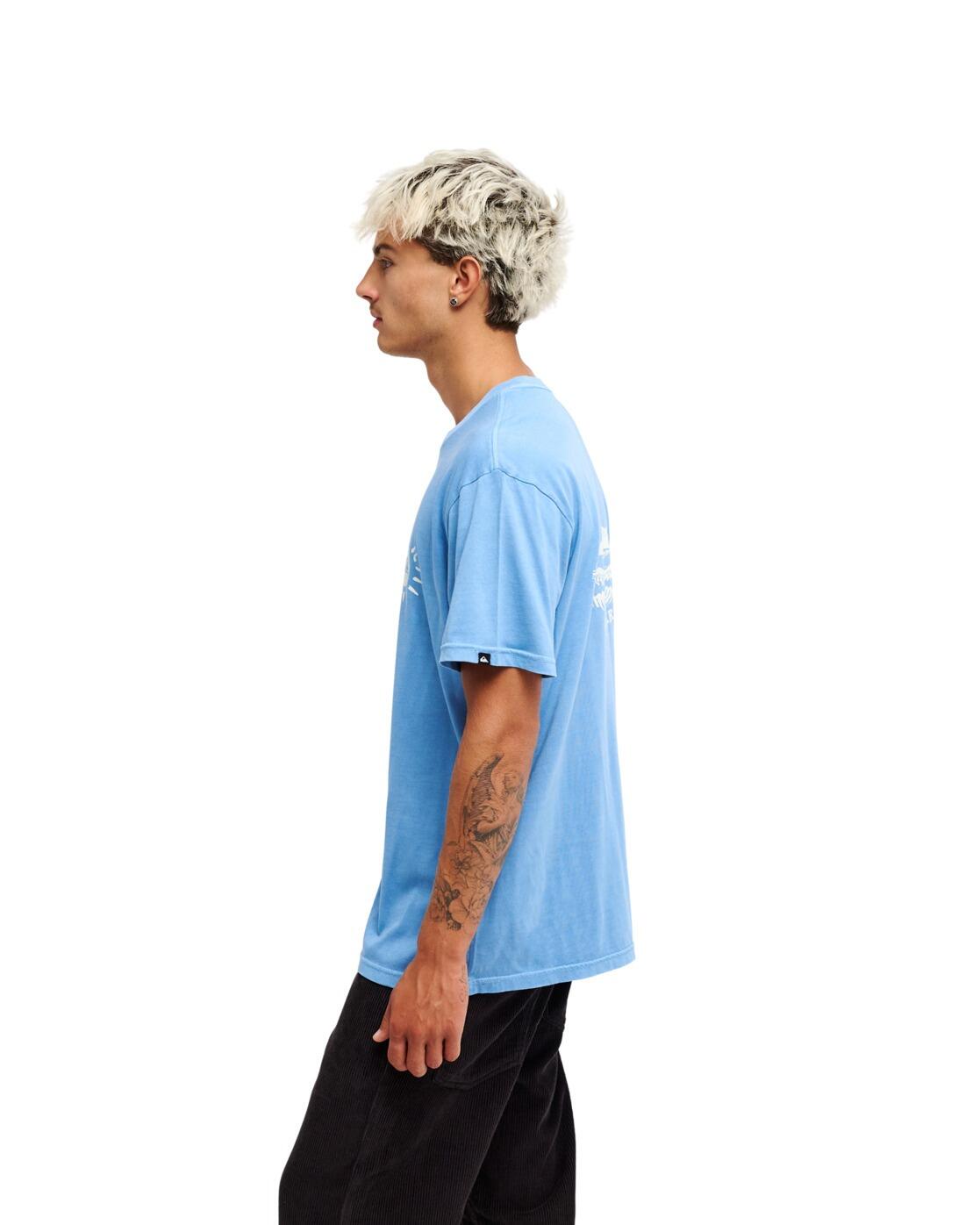 T-shirt met korte mouwen EVO NEON BLUE Blau Heren 3/4