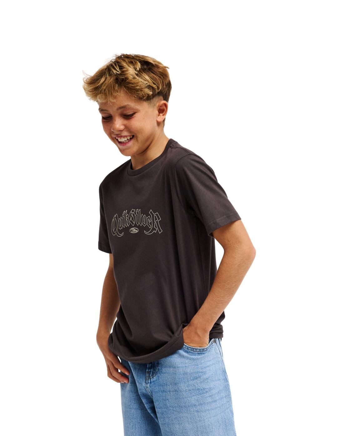 Camiseta de manga corta DANG Negro Niño 2/4