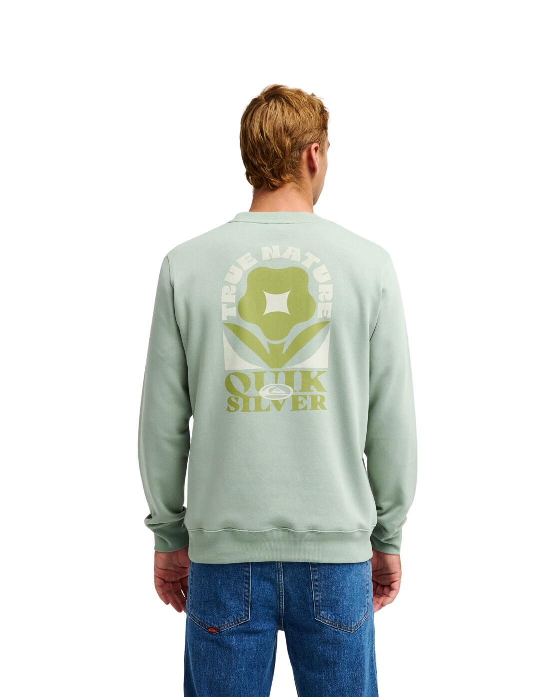 Sudadera TRUE Verde Hombre 2/4