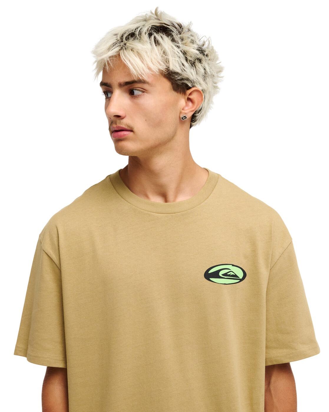 T-shirt met korte mouwen HARBOR Beige Heren 4/4