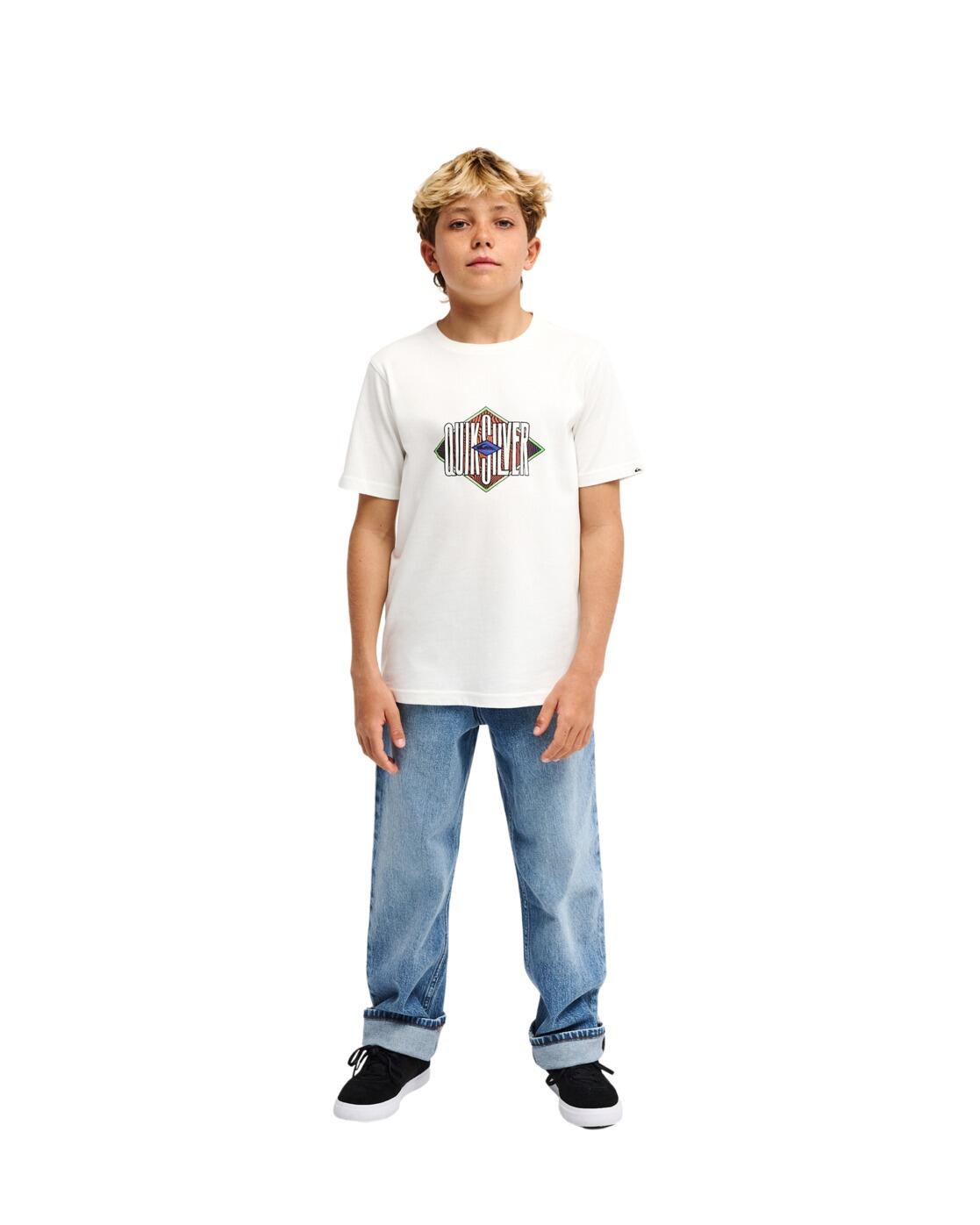 T-shirt met korte mouwen LOSANGE Weiss Jongens 8-16 4/4