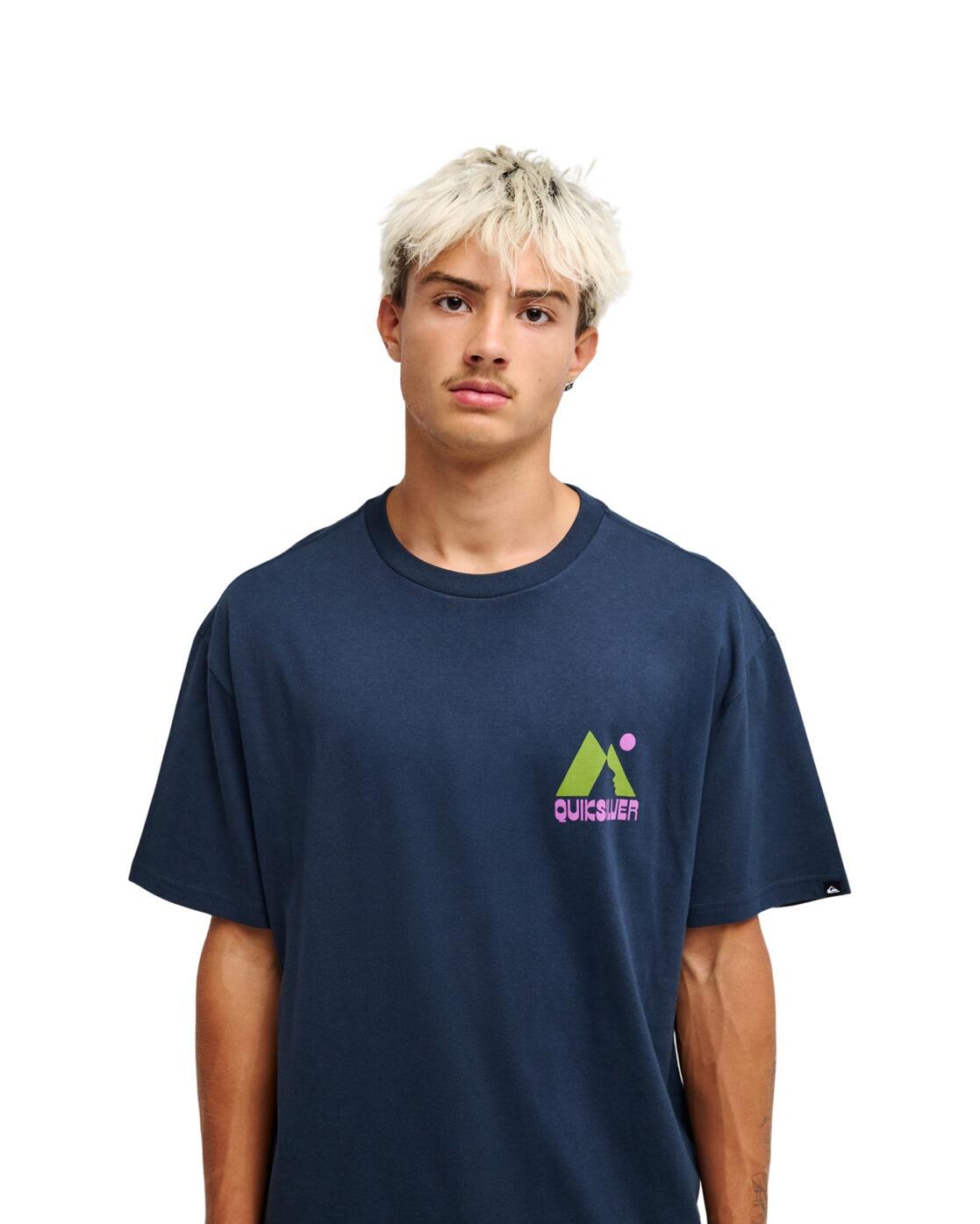 Camiseta de manga corta PEAK Azul Hombre 4/4