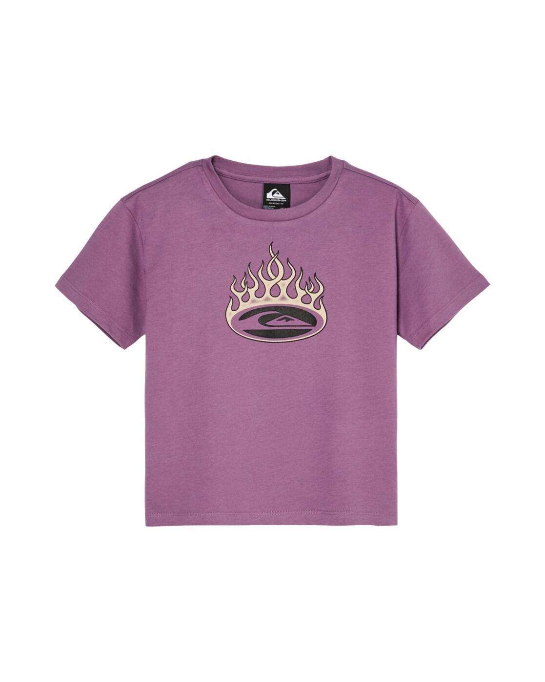 T-shirt met korte mouwen TRUCKS Lila Jongens 2-7 3/4