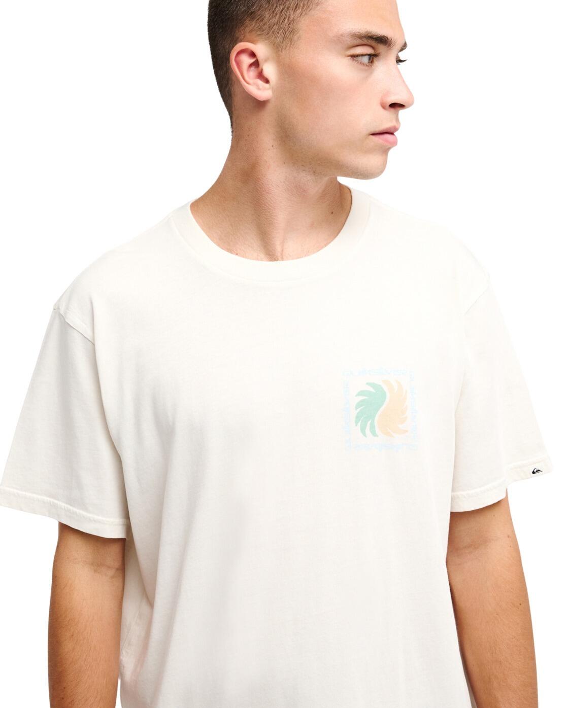 Camiseta de manga corta EVO VIBES Blanco Hombre 4/4