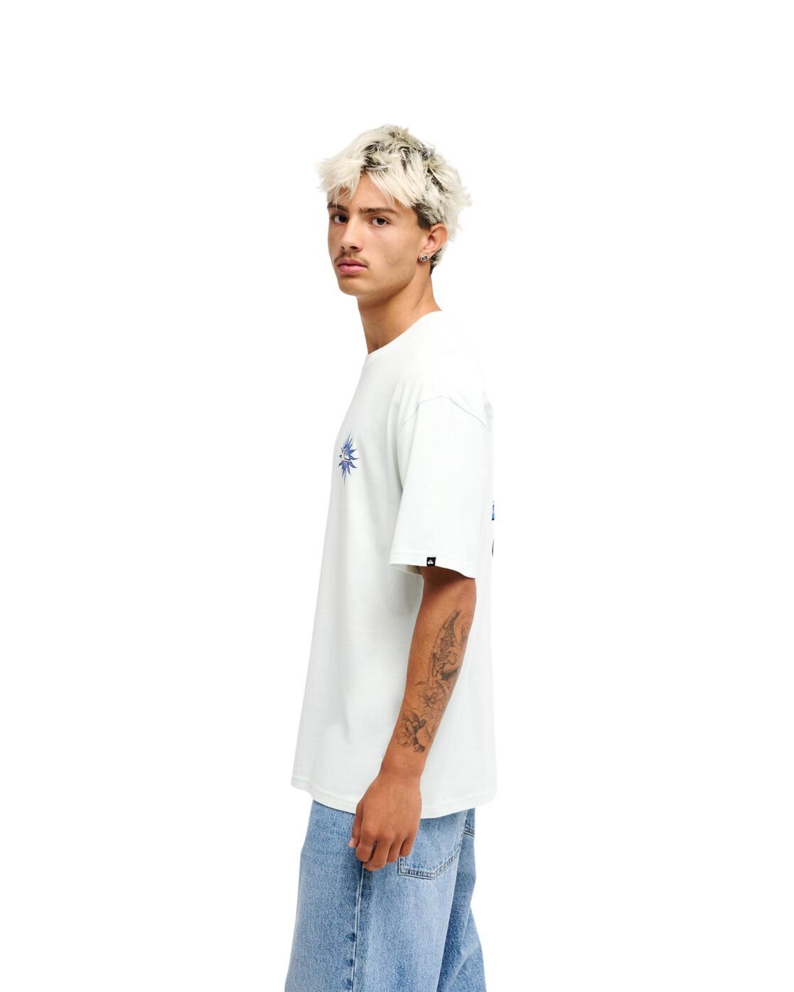 T-shirt met korte mouwen FLOW Blau Heren 3/4