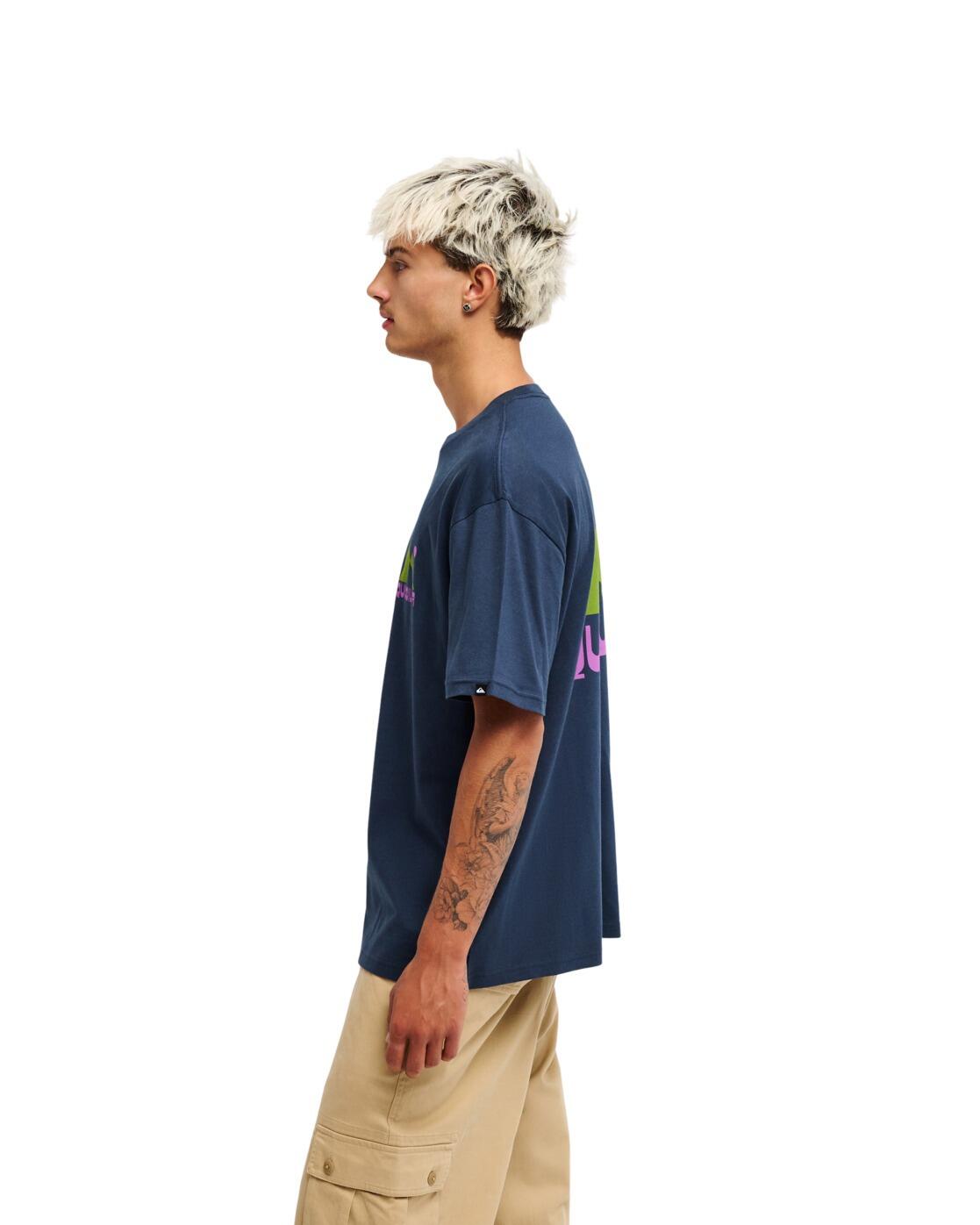 Camiseta de manga corta PEAK Azul Hombre 3/4