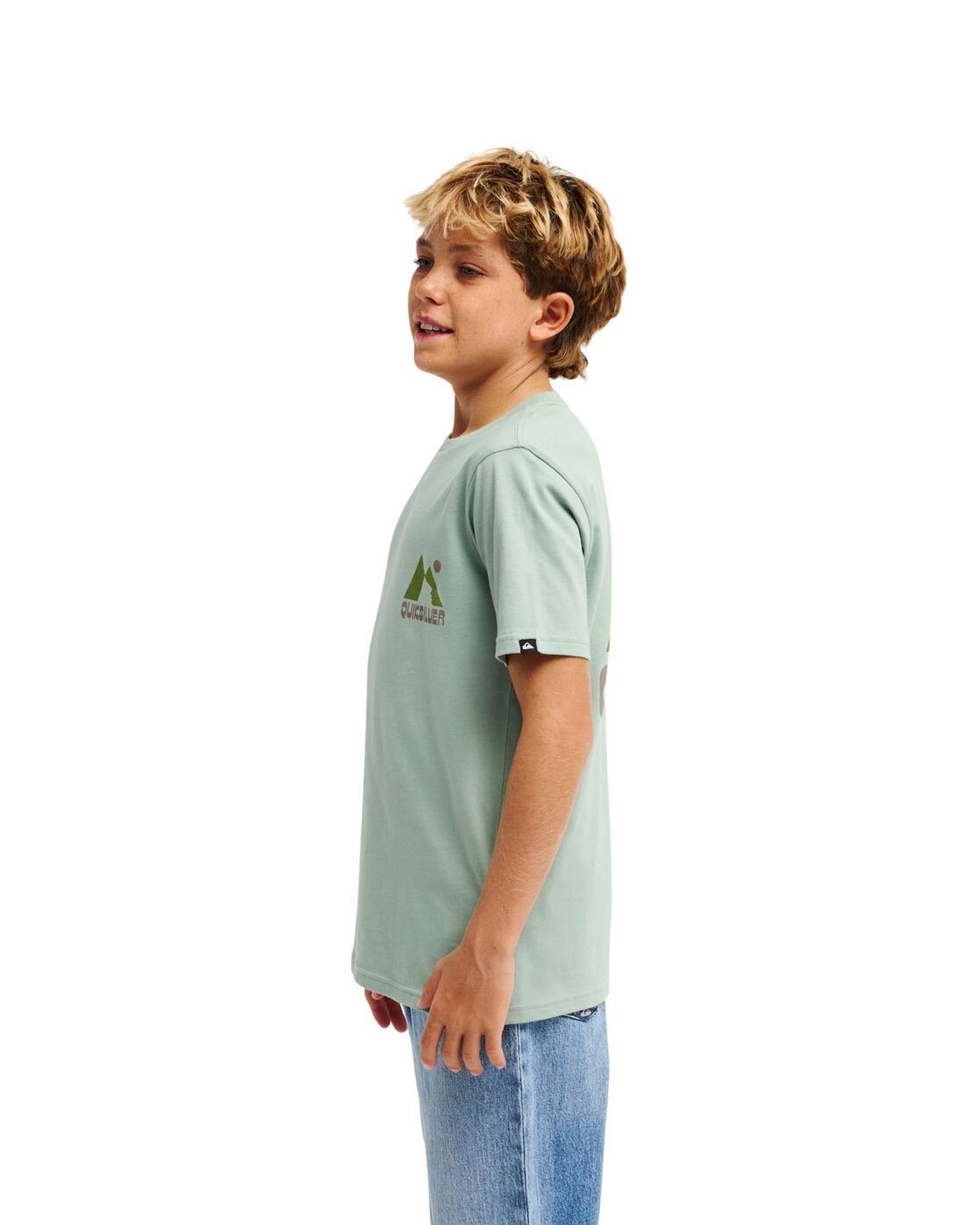 T-shirt met korte mouwen PEAK Grün Jongens 8-16 3/4