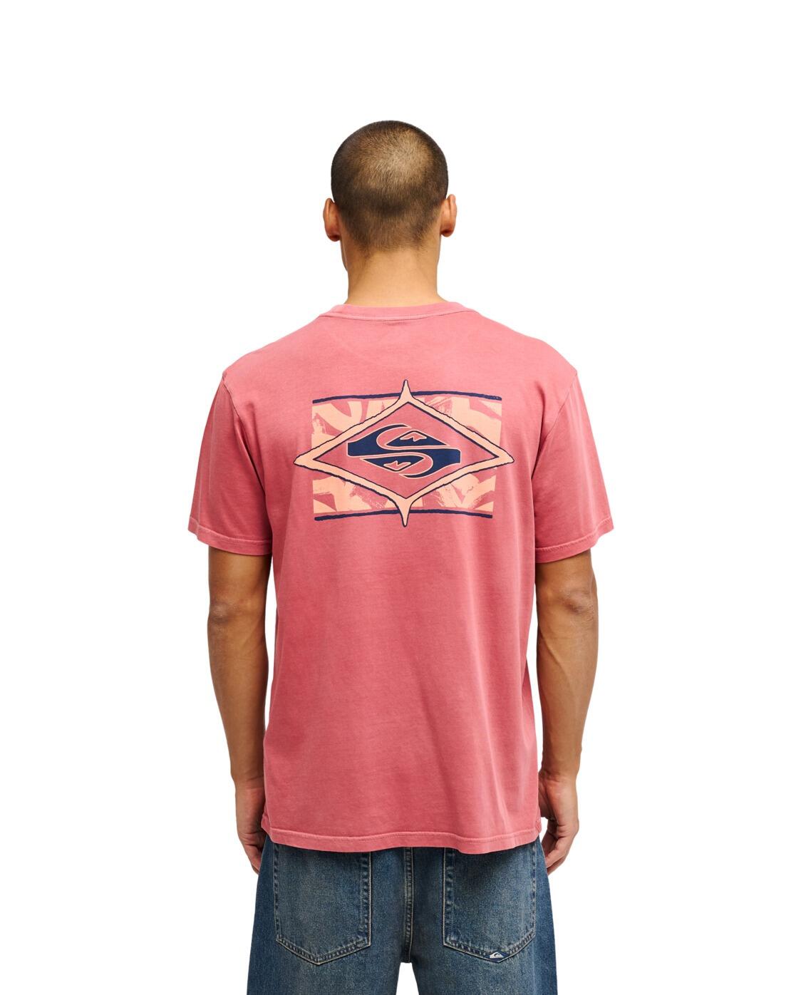 T-shirt met korte mouwen EVO SWELL SQUAD Rosa Heren 2/4