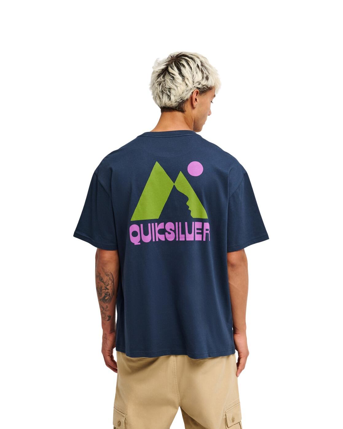 Camiseta de manga corta PEAK Azul Hombre 2/4