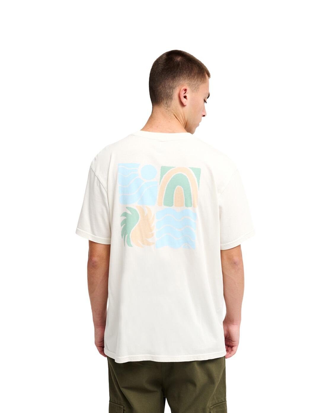 Camiseta de manga corta EVO VIBES Blanco Hombre 2/4