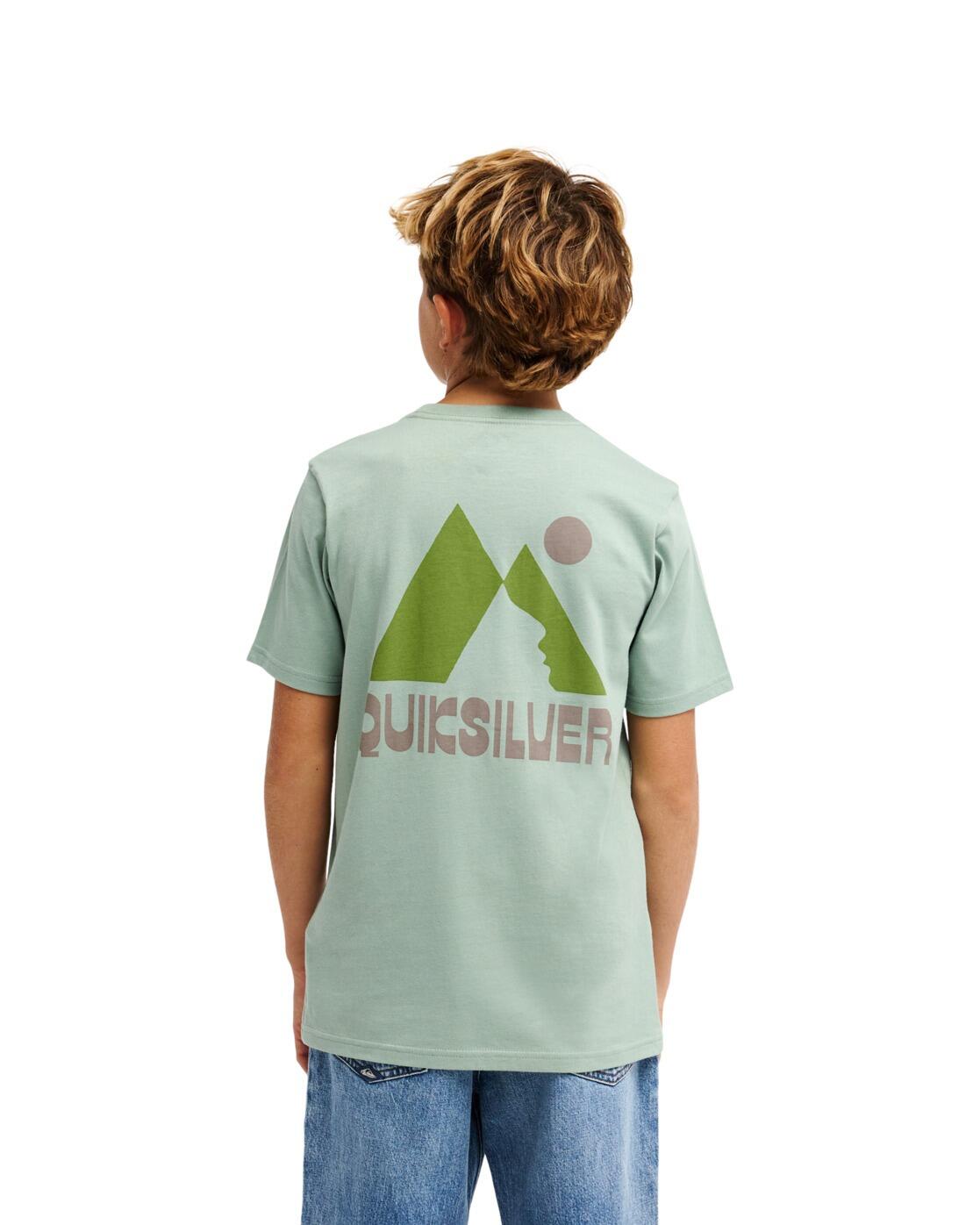 T-shirt met korte mouwen PEAK Grün Jongens 8-16 2/4