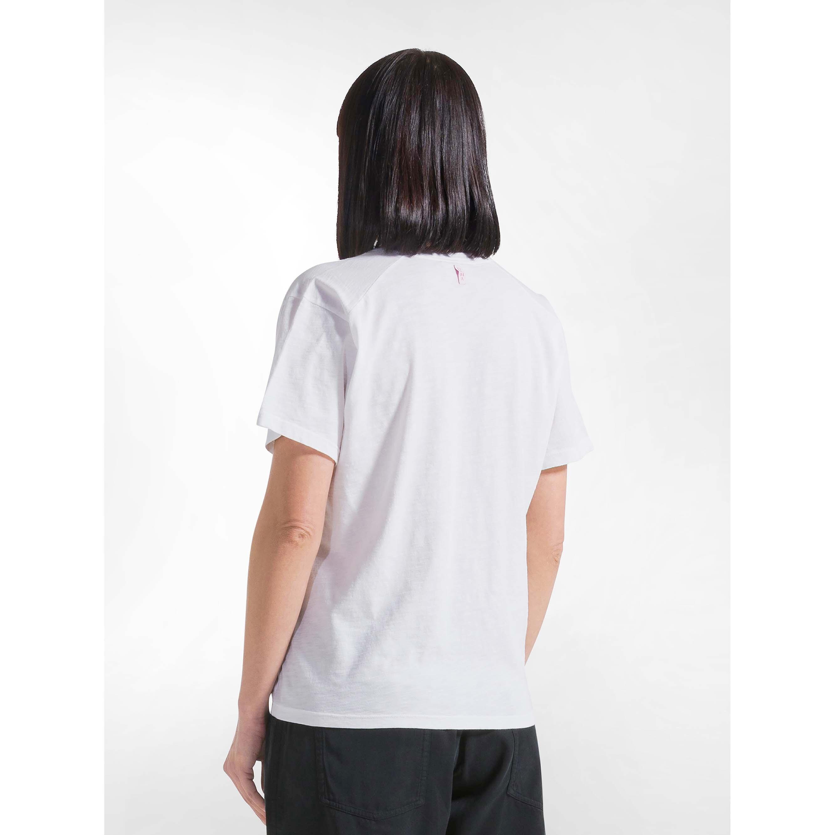 T-Shirt Deha Flamme' Szeroki Dekolt W Serek Damskie 3/5