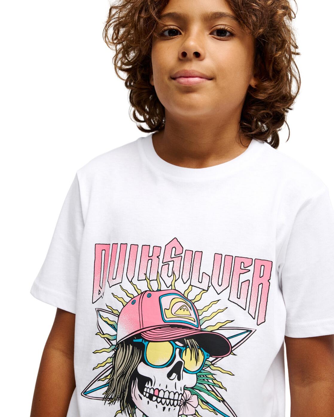 T-Shirt PARADISE POINT Y Weiss Junge 4/4