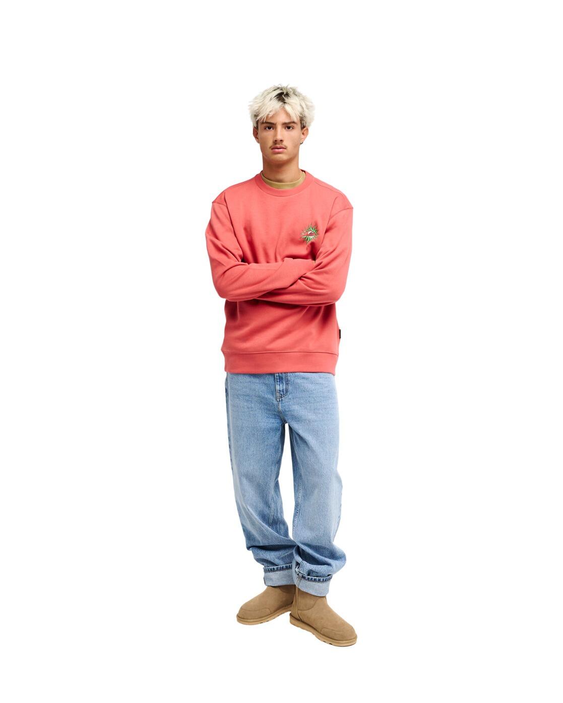 Sweater SALT WATER FLOW Rot Heren 4/4