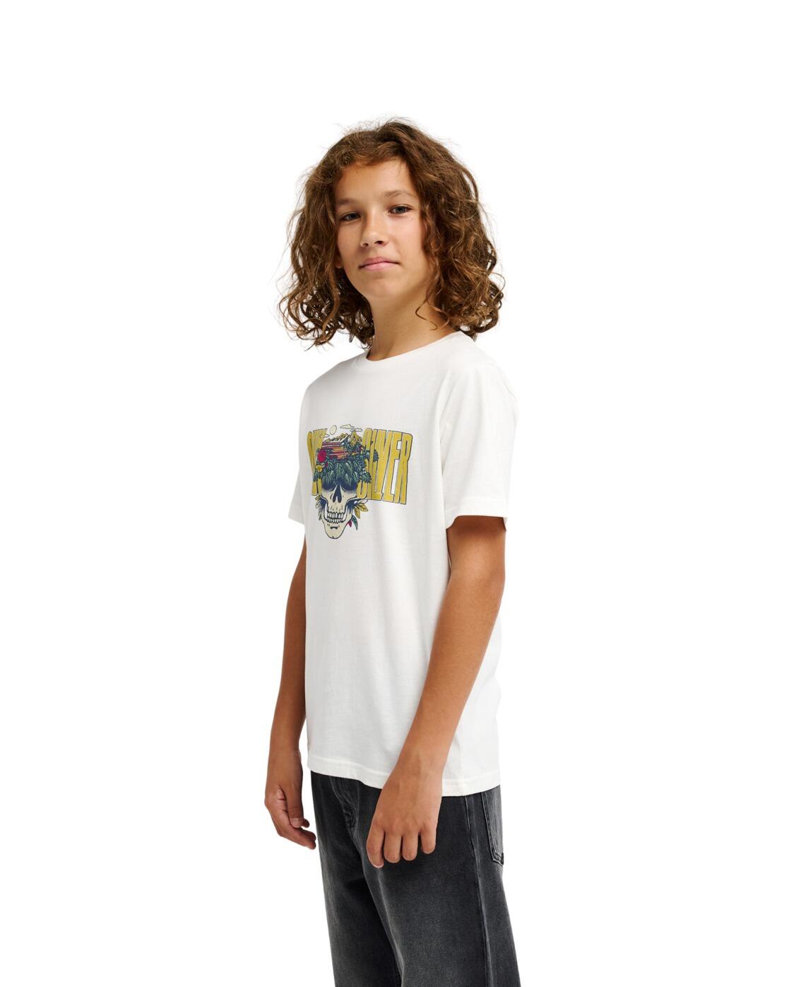 T-Shirt PARADISE POINT Y Weiss Junge 3/4