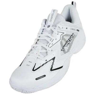 Schoenen - badminton - heren - a362lt ac - lichtgewicht, grip - wit/zwart
