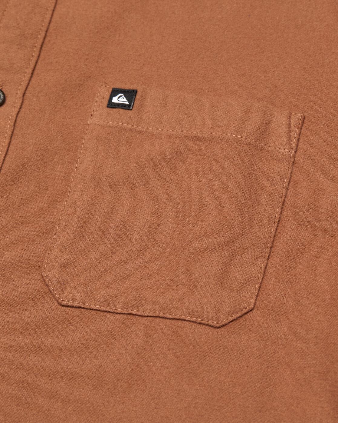 Overhemd met Lange Mouwen MOTHERFLY SOLID Braun Heren 3/4