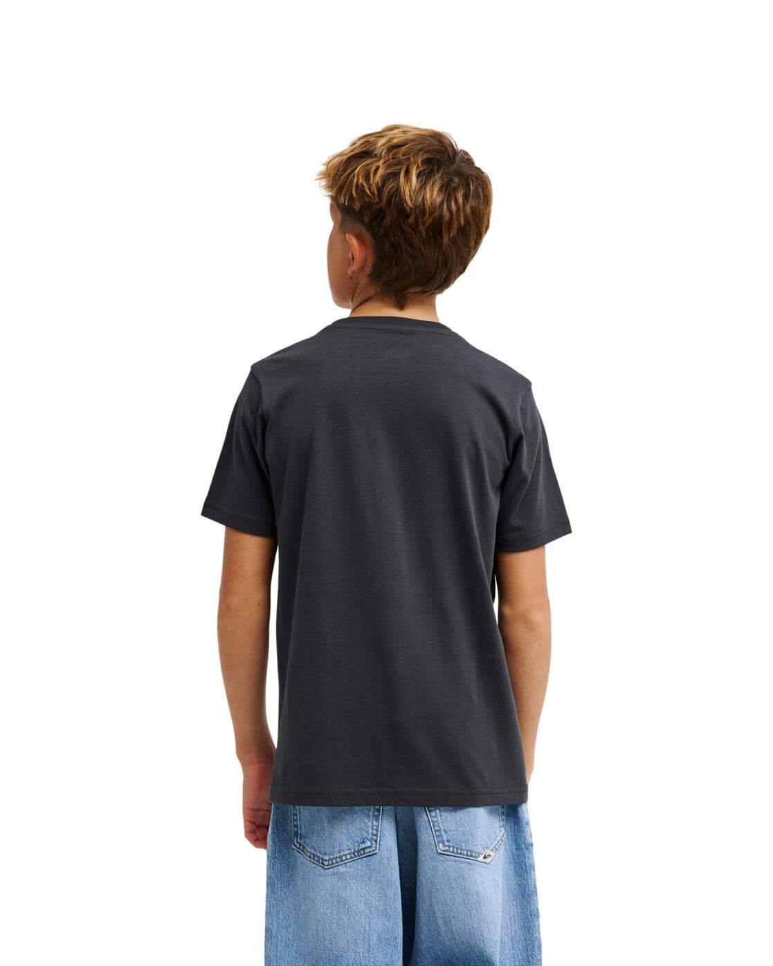 T-Shirt FISHING Schwarz Junge 2/4
