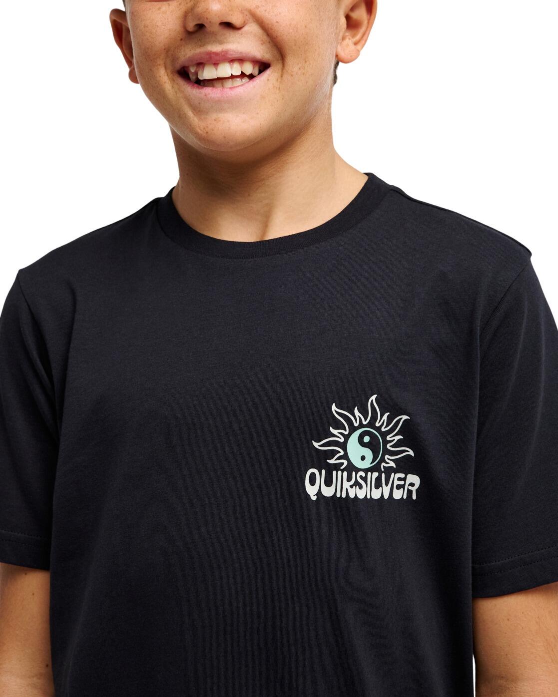 Camiseta de manga corta FUSION Negro Niño 4/4