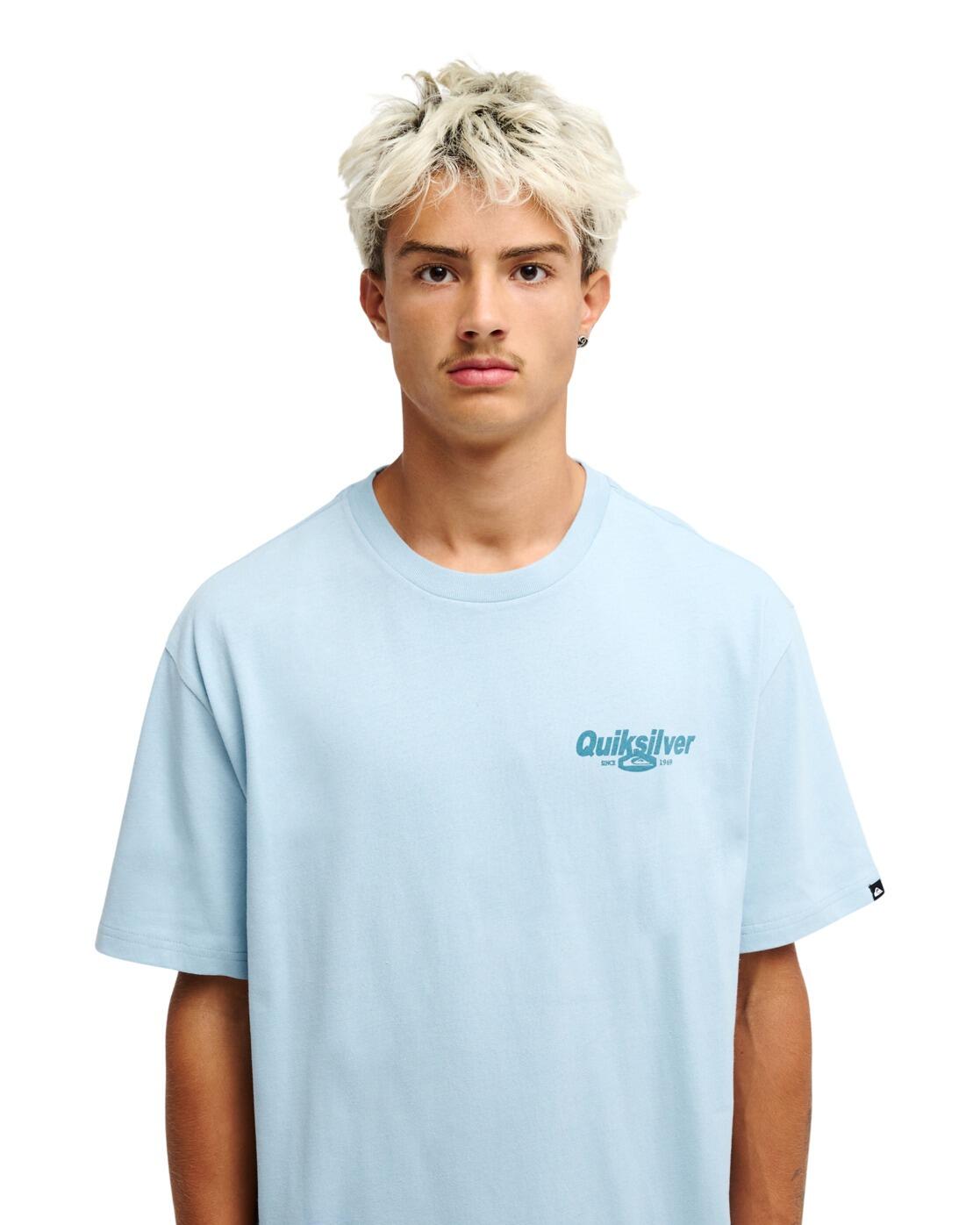 T-shirt met korte mouwen DEEP HOUSE Blau Heren 4/4