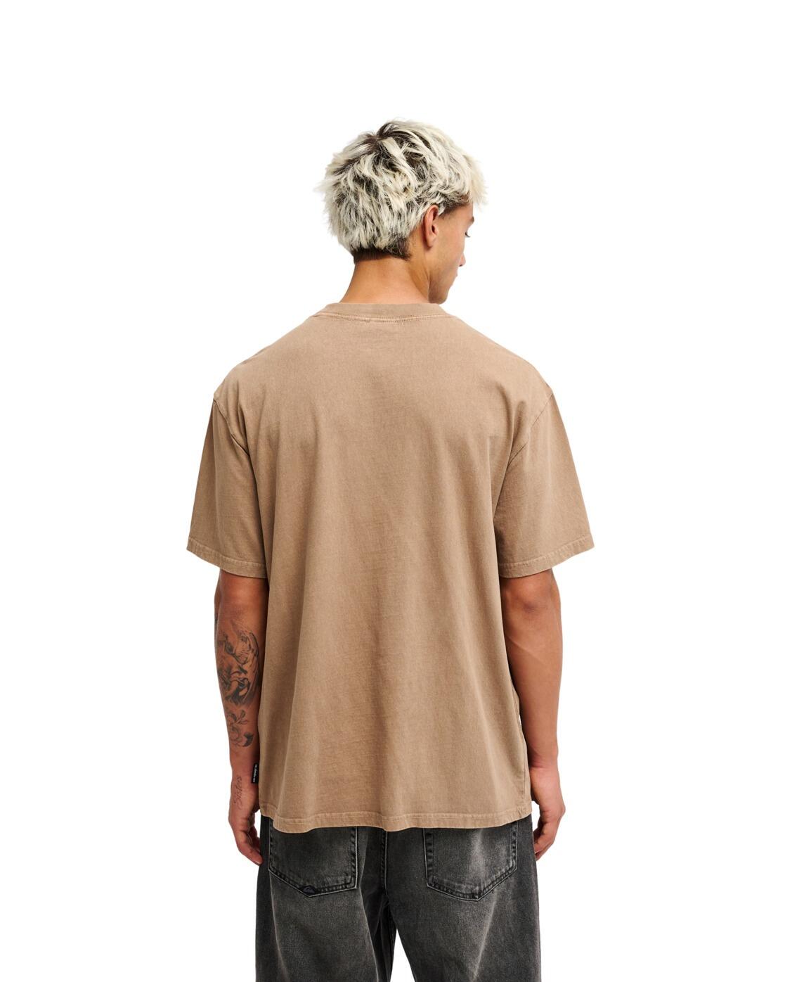 T-Shirt GUANA WASHED Braun Herren 2/4