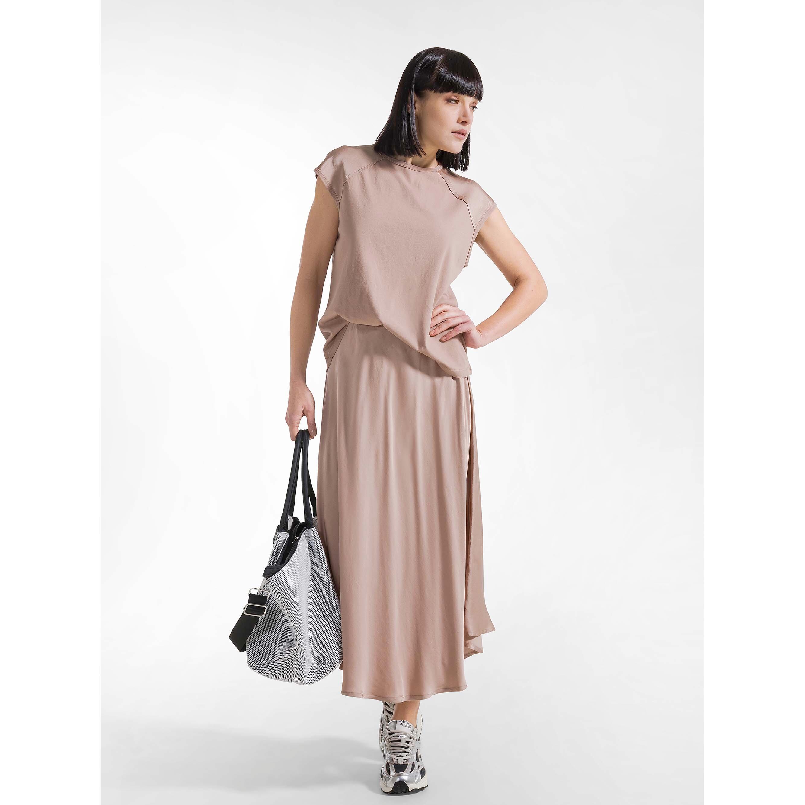 Top Deha À Manches En Satin Femme 5/5