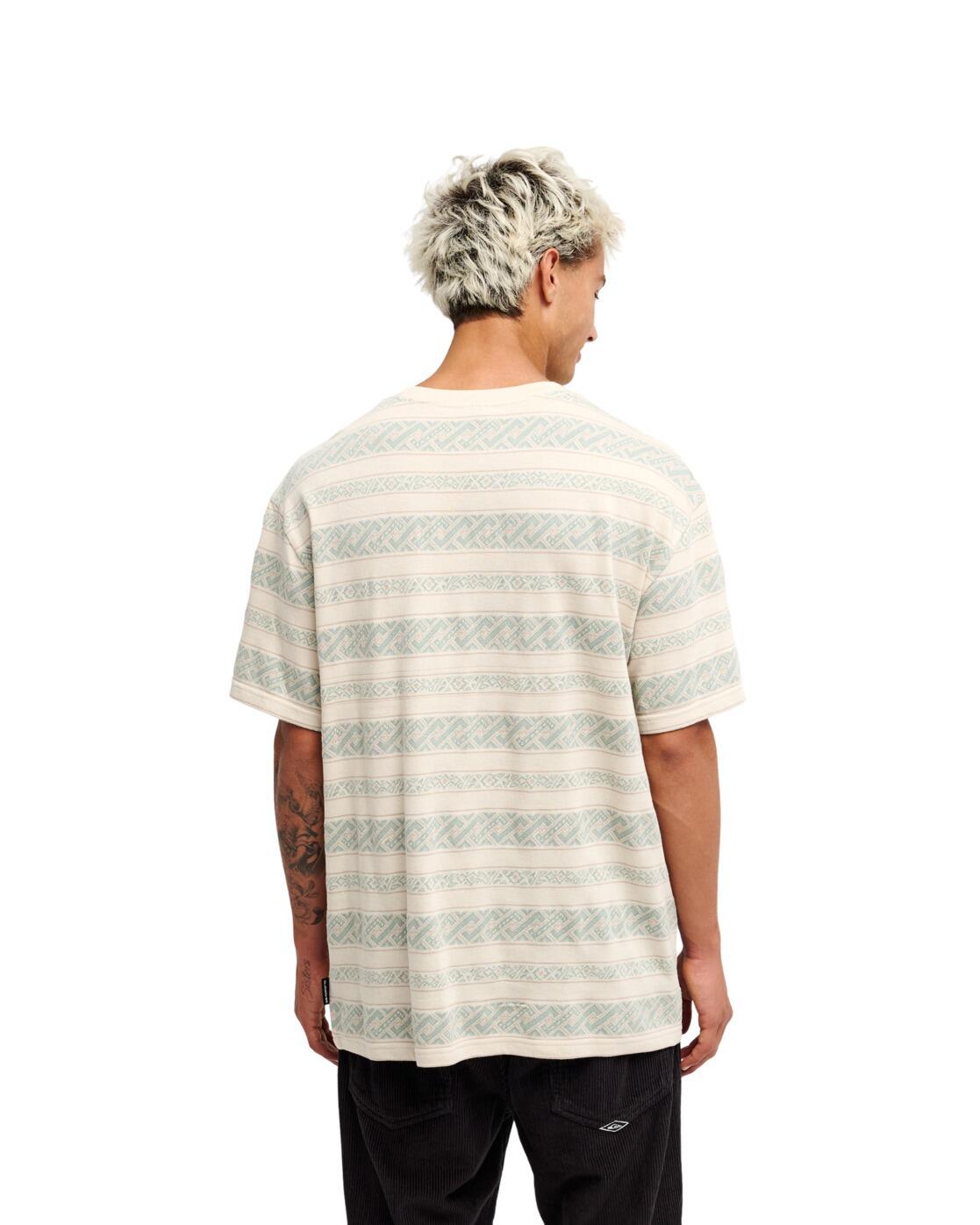 Camiseta de manga corta BIRDWOOD JACQUARD Beige Hombre 2/4