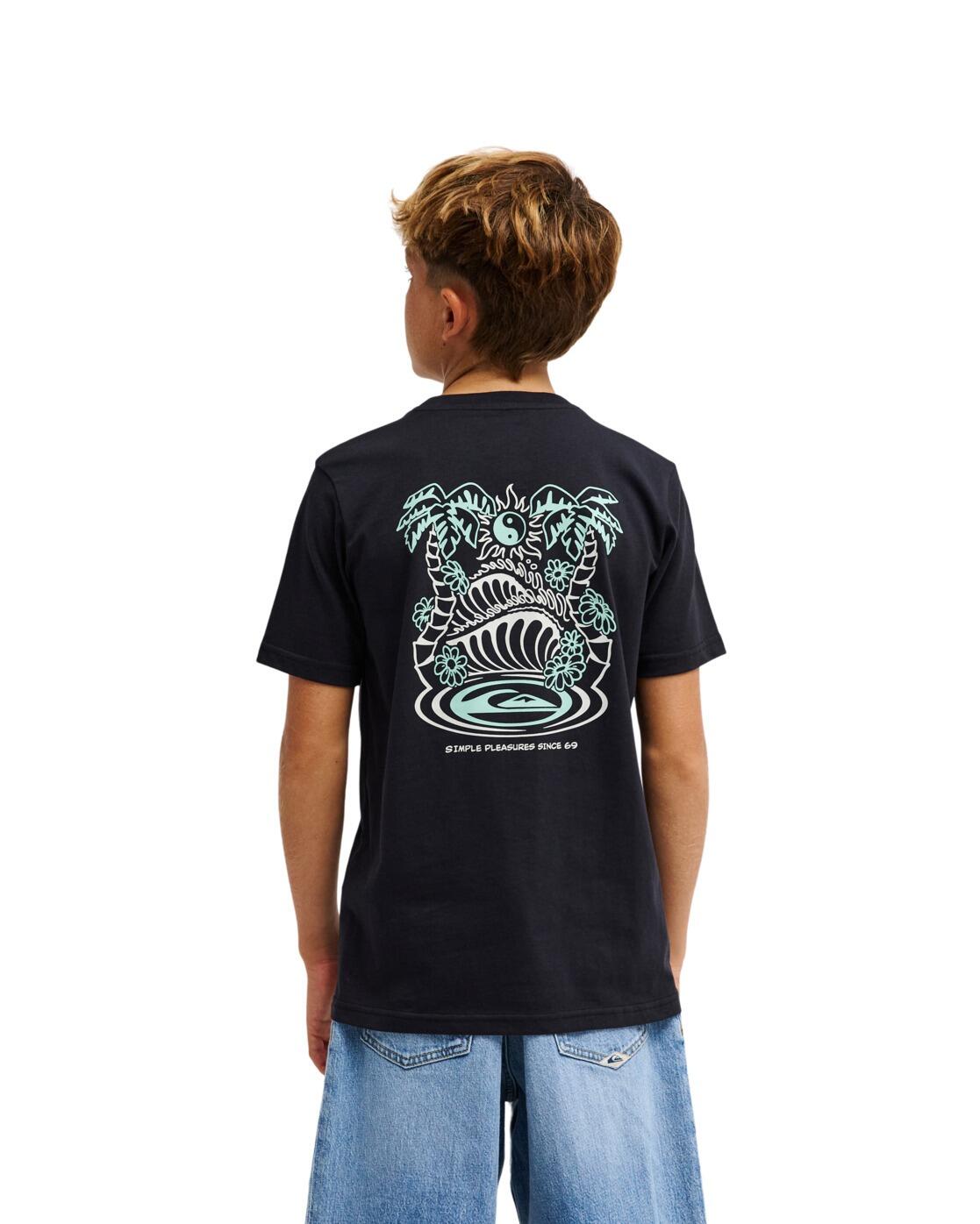 Camiseta de manga corta FUSION Negro Niño 2/4