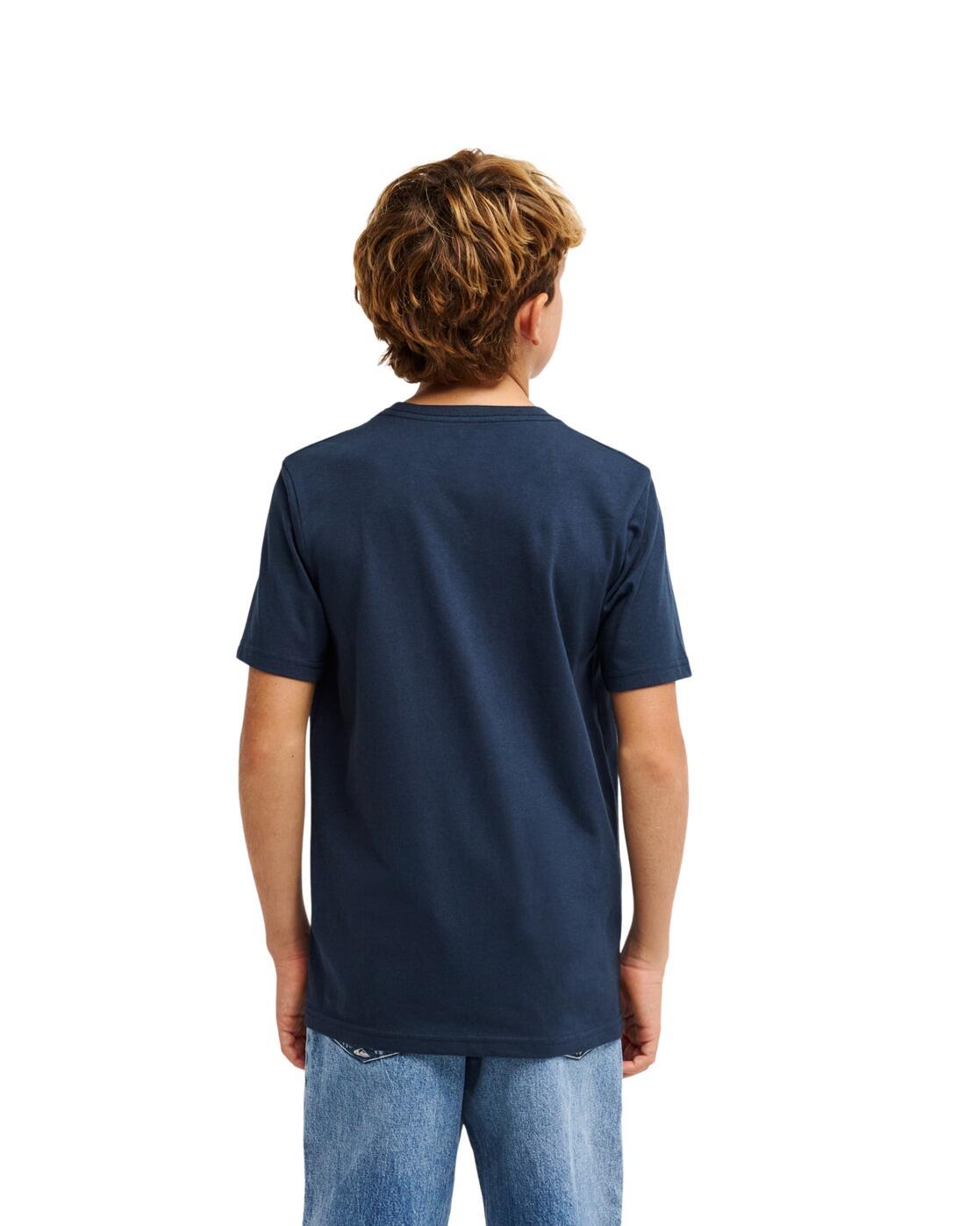 T-Shirt SLACKER Blau Junge 2/4