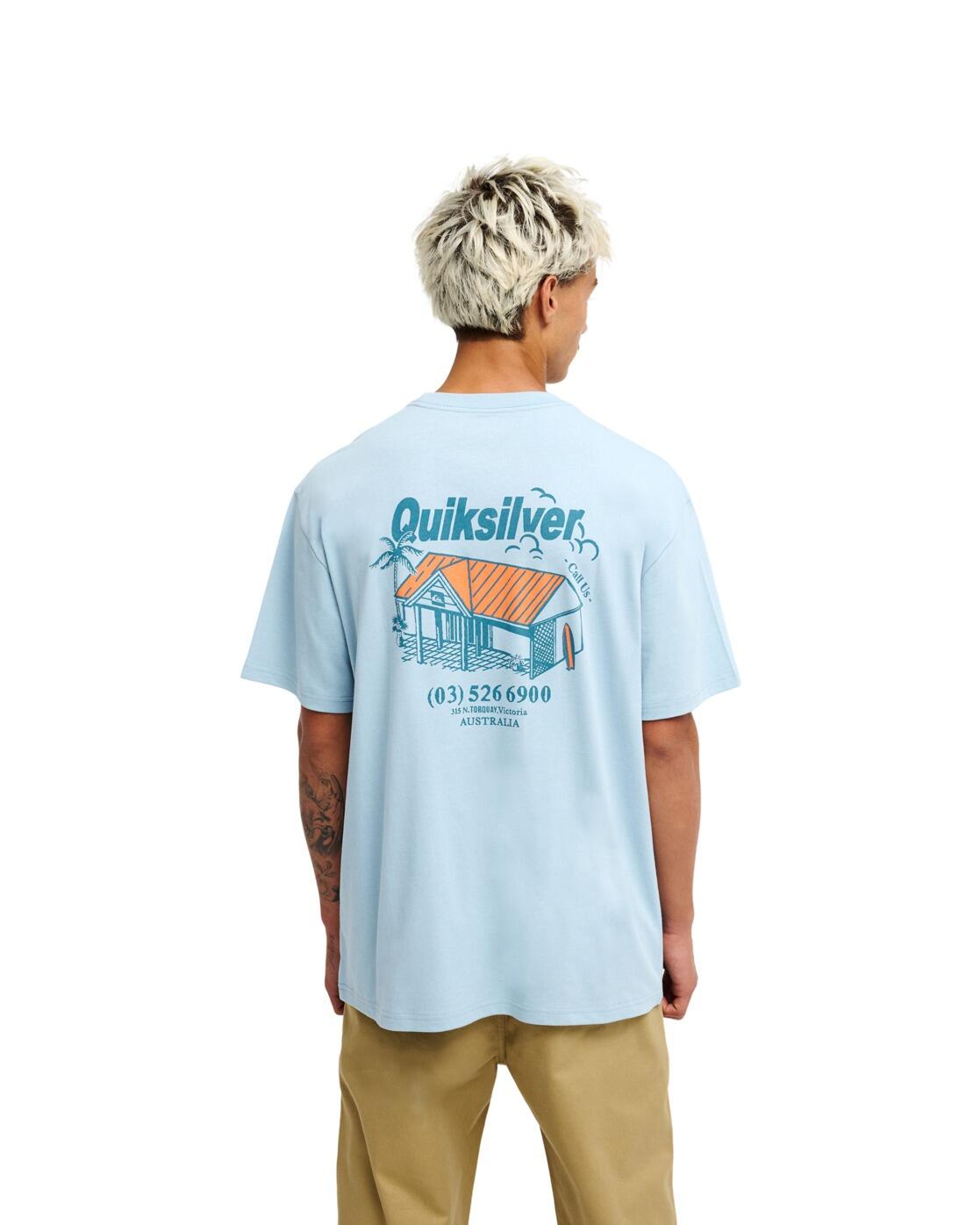 T-shirt met korte mouwen DEEP HOUSE Blau Heren 2/4