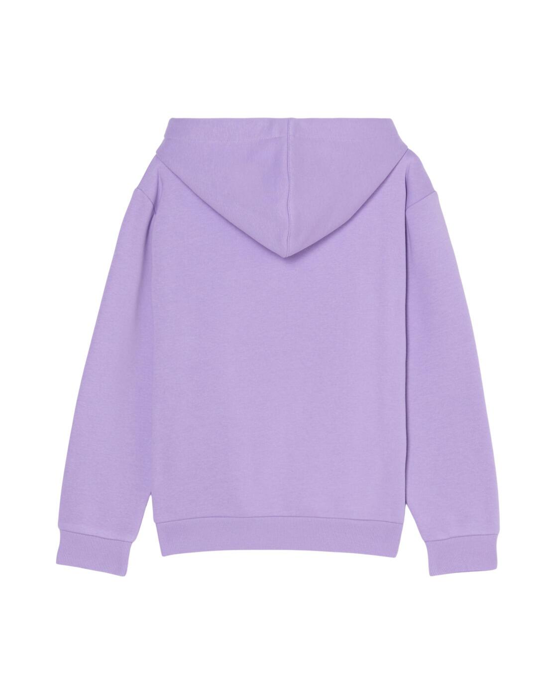 Sweat capuche SURF FEELING BRUSHED Violet Fille 2/2